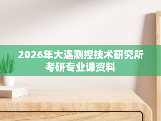 2026年大连测控技术研究所考研专业课资料