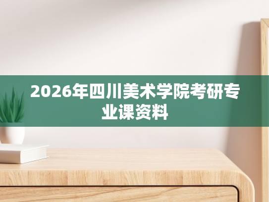 2026年四川美术学院考研专业课资料